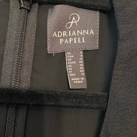 Adrianna Papell | Sleeveless Black Dress - Picture 4 of 7